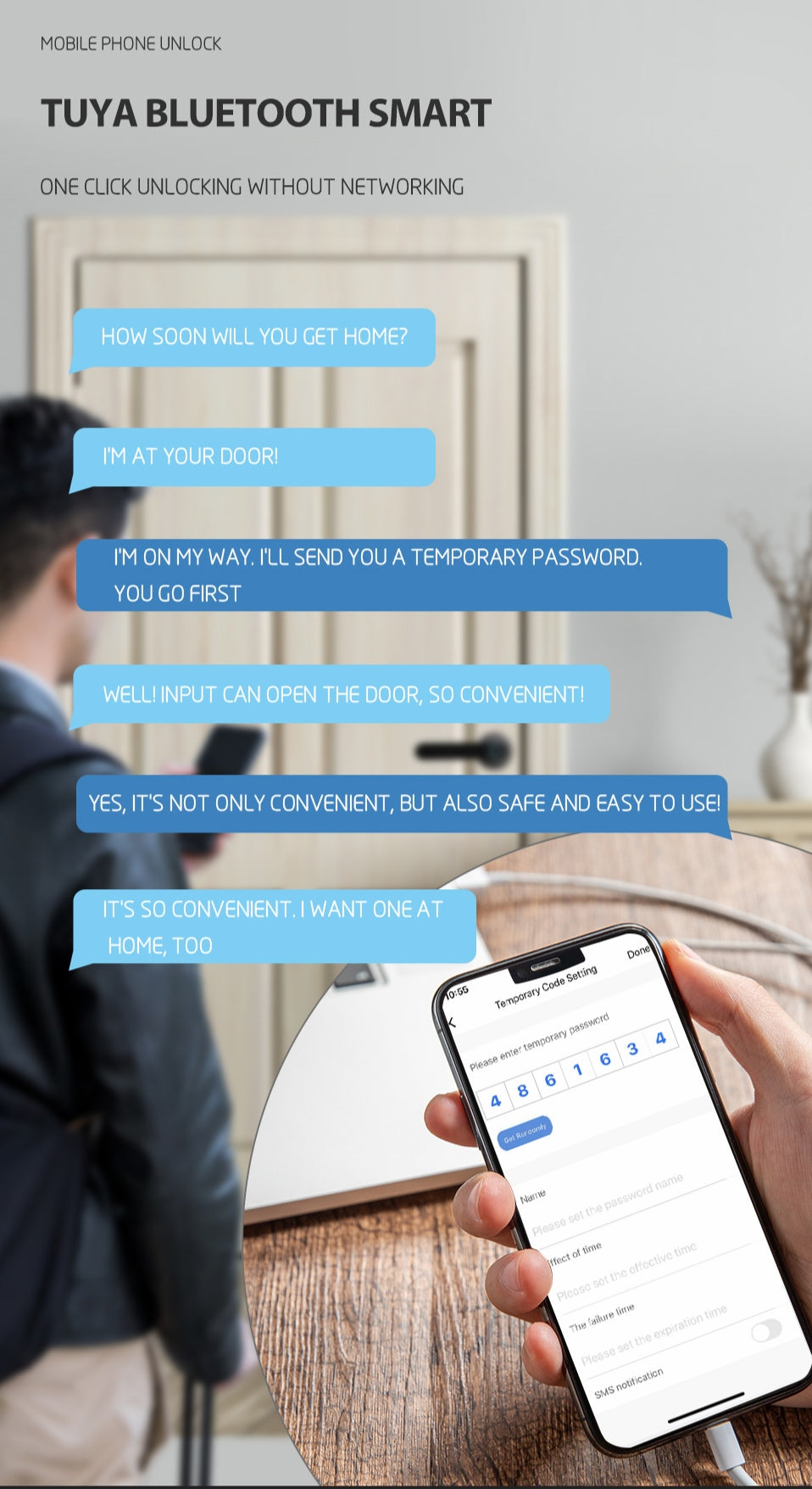 Serrure intelligente pour les chambres