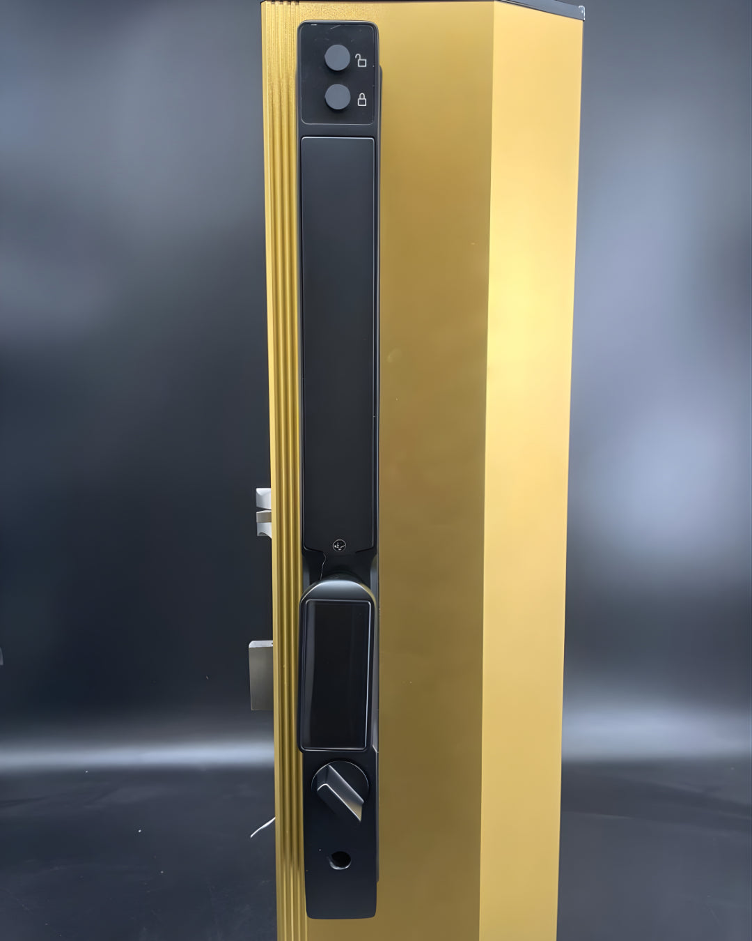 Serrure intelligente connectée D18 Noir Face ID Slim au Maroc avec installation gratuite à Casablanca, Rabat, Marrakech et Agadir.