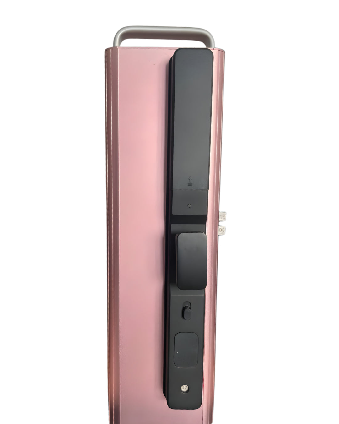 Serrure électronique connectée noire D6 Slim avec installation et configuration gratuites partout au Maroc : Casablanca, Rabat, Marrakech, Fès, Tanger et Agadir. Application Tuya / SmartLife.