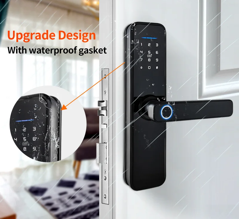 Serrure intelligente Wifi avec 5 options d'ouverture