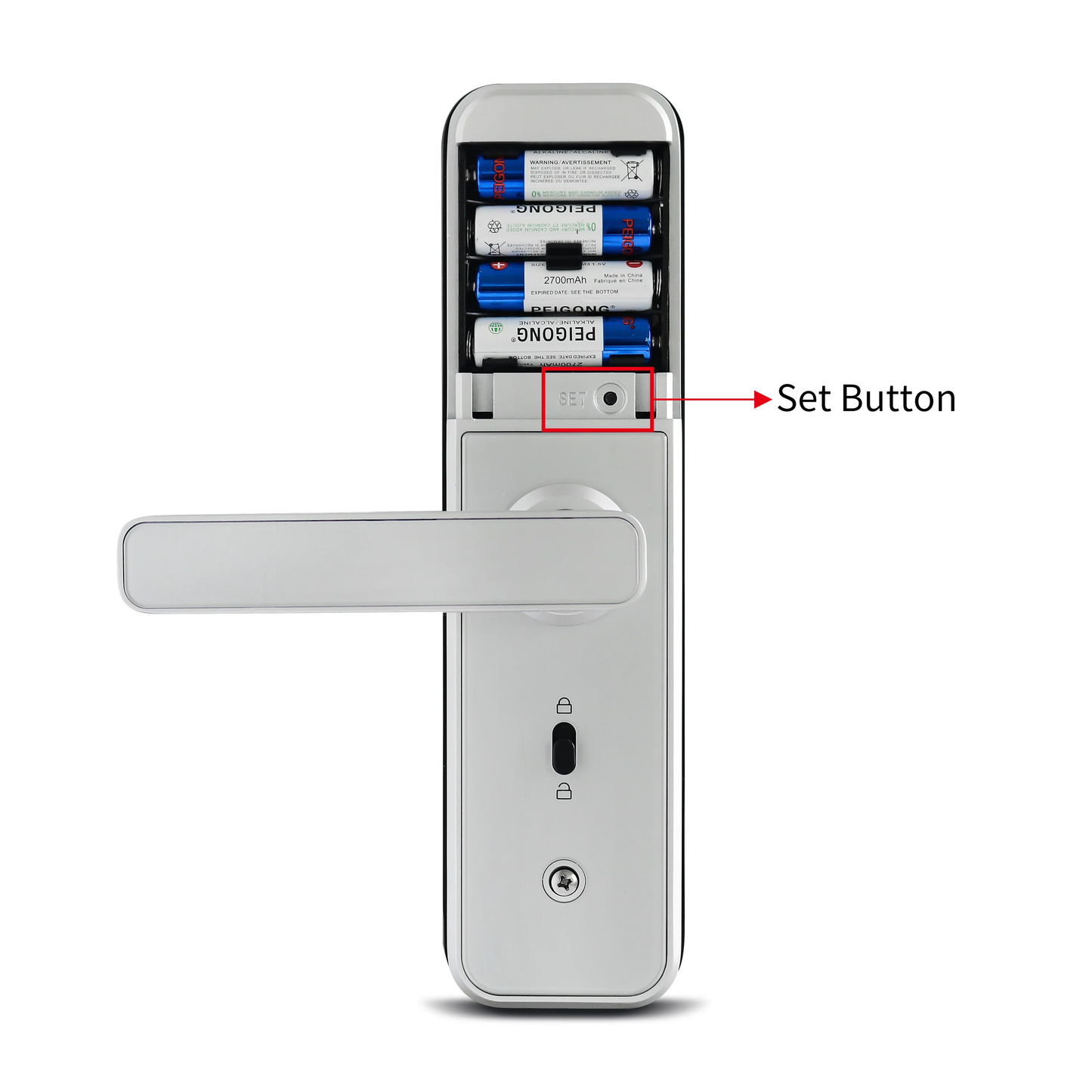 Serrure intelligente Wifi avec 5 options d'ouverture